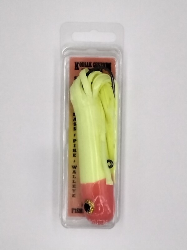 Kodiak Custom 6" Tube Jig 1.5oz YE / RE
