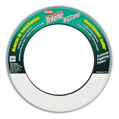 Berkley Trilene Big Game Mono Leader Wrist Spool Clear 55yd