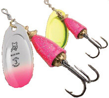 Blue Fox Classic Vibrax 03  Pink Chartreuse Candyback