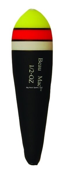 Beau Mac Float Torpedo EVA floats 1/2-oz 2pk
