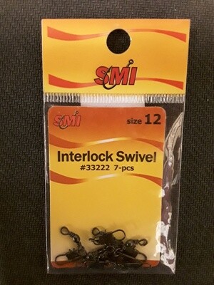 SMI Swivels Barrl w/Intrlock Blk