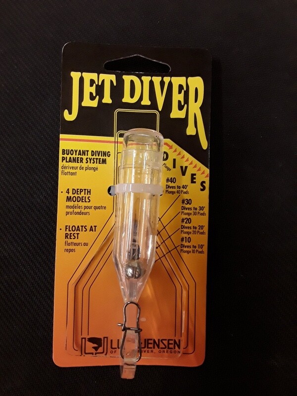 Luhr Jensen 30&#39; Jet Diver  Clear