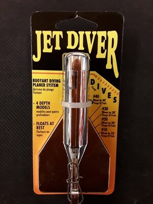 Luhr-Jensen 40&#39; Jet Diver  Silver