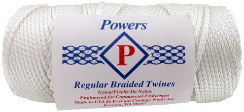 Everson Twine Braided White 2lb 