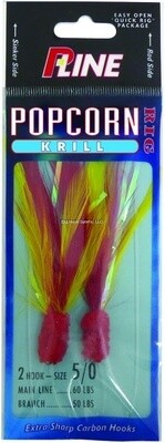 P-Line 5/0 Popcorn Krill 2 Hook Rig