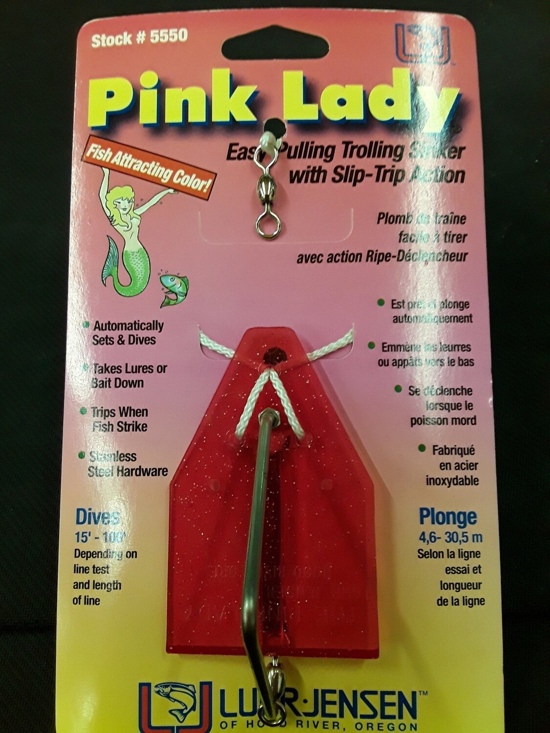Luhr-Jensen 0 Pink Lady  Pink Crystal