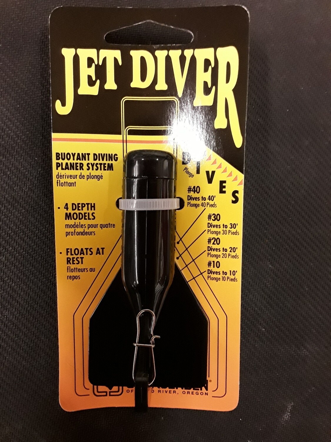 Luhr-Jensen 20' Jet Diver  Black
