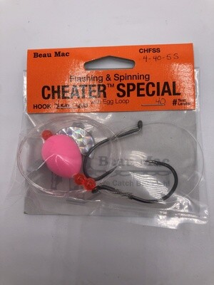 F&amp;S Cheater Spec sz 4 40-lb Dbl 5/0 Hook