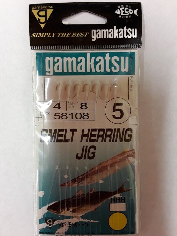 Gamakatsu SMELT / HERRING Sabiki JIG Nickel 5 58108