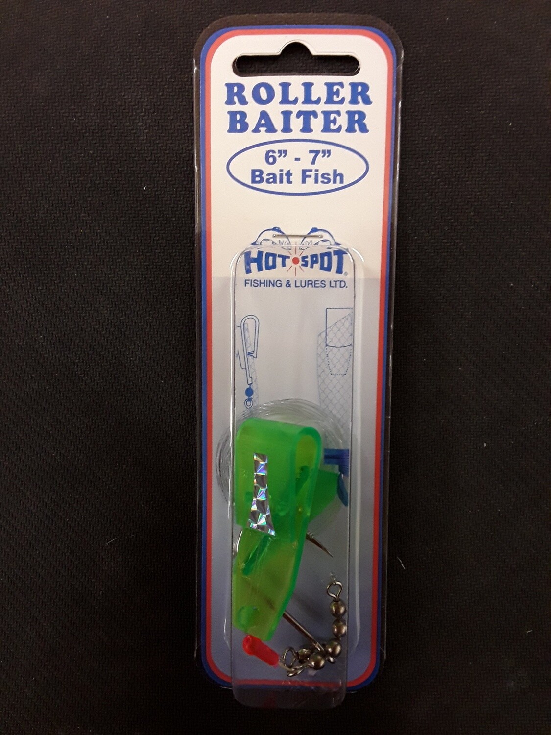 Hot Spot 815 Roller Baiter Bait Holder, Size Large, Fin-Rigged