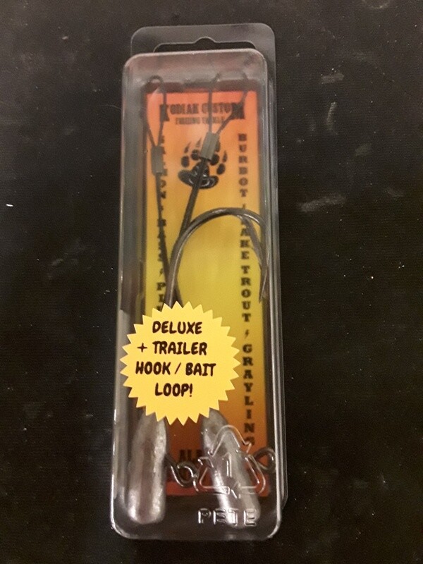 Kodiak Custom Tube Jig Hook w/Trailer 0.5X2