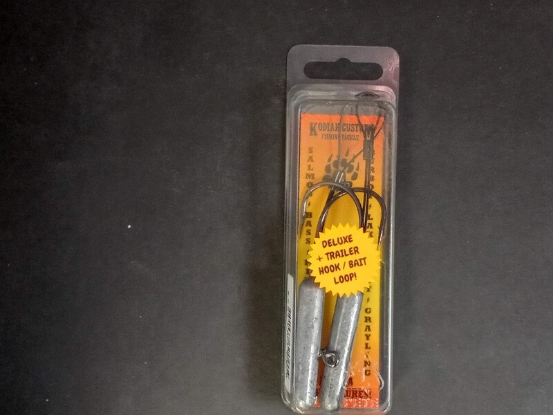 Kodiak Custom Tube Jig Hook w/Trailer 1.0X2