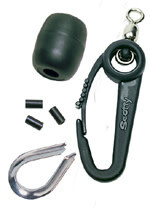 Scotty Snap Terminal Kit, includes Snap Hook, Bumper and 3 Sleeves