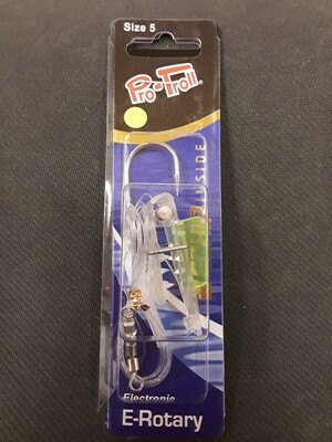 Pro-Troll E Rotary Chart Fin Single 5/0  40lb 7ft