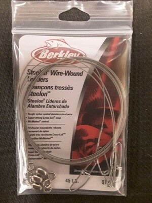 Berkley Steelon Wire-Wound Leaders Bright 45lb 24in