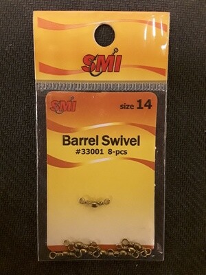 SMI Swivels Barrel Brass 8-pk sz 14