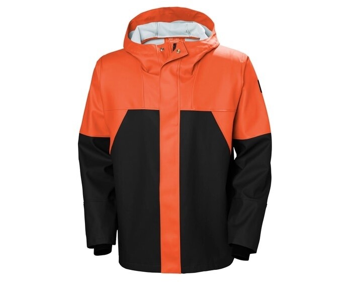 Helly Hansen Storm Rain Jacket Orange Black 2XL