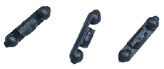 Scotty Stoppers for Line Releases &amp; Auto Stop 6 per pack Black / Yellow