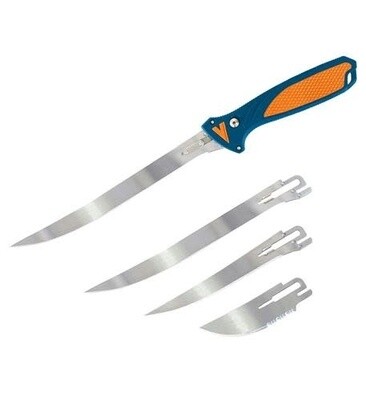 Havalon Talon Fish Quik-Change II Interchangeable Cutlery System Fixed Blade Knife Set 4 Blade w/ Roll Pack