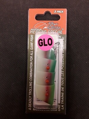 Rhys Davis Super Herring Glow Army Truck - 3/PK