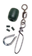 Scotty Terminal Kit 1 Coastlock Snap Stainless Thimble Bumper 3 Sleeves