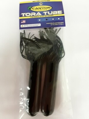 Canyon Tube Jig Black 7&quot; 2pk
