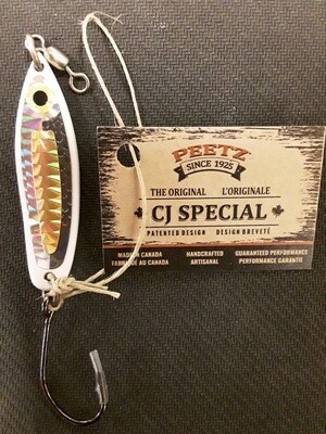 Peetz CJ Special Herring Blk Top Sil/Gold Scale 2.5&quot;