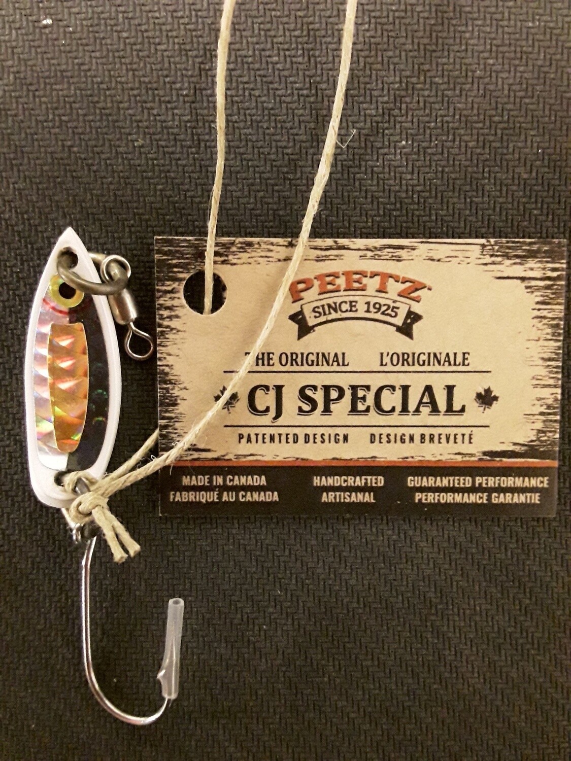 Peetz CJ Special Herring Blk Top Sil/Gold Scale 1.5&quot;