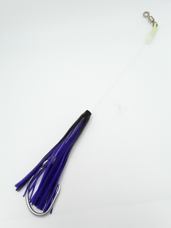 B&amp;J Squid Rig  6&quot; Blk/Purp 16/0