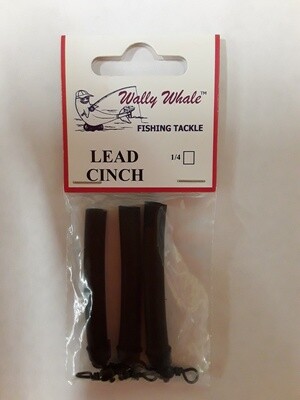 ZAK LEAD CINCH BLK 1/4IN 3pk