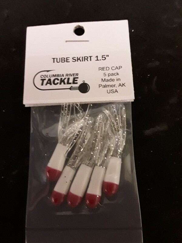 Columbia River Tube Skirt 5pk Red Cap 1.5&quot;