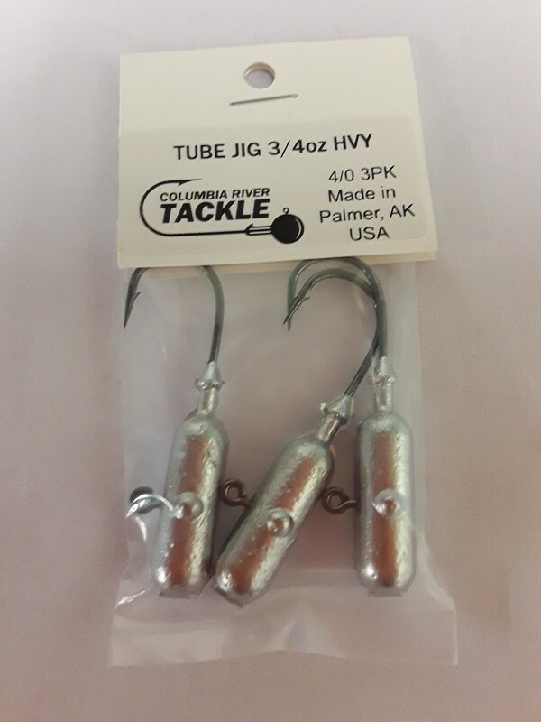 Columbia River Tube Jig 3/4oz Hvy 4/0 3pk