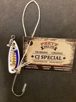 Peetz CJ Special Herring Bl Top Sil/Gold Scale 1.5&quot;