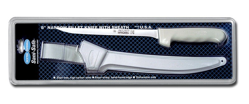 Dexter SANI-SAFE 8&quot; narrow fillet knife w/sheath