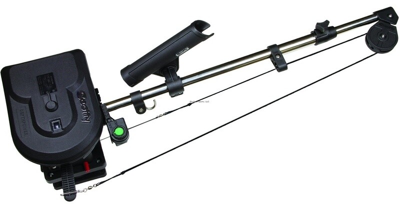 Scotty Depthpower 60” Telescopic Boom w/ Swivel Base Rod Holder Braided Line