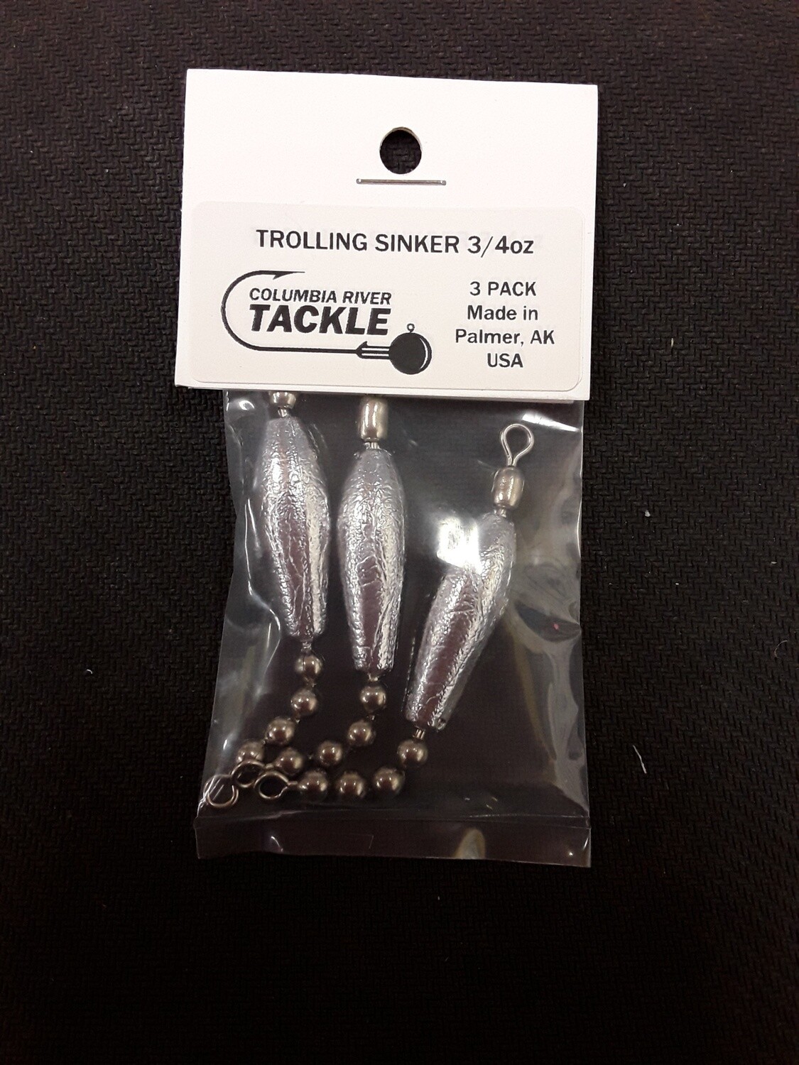 Columbia River Trolling Sinker 3/4oz 3pk
