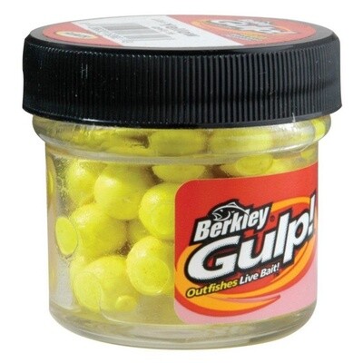 Berkley Gulp! Floating Salmon Eggs Small Jar Yellow