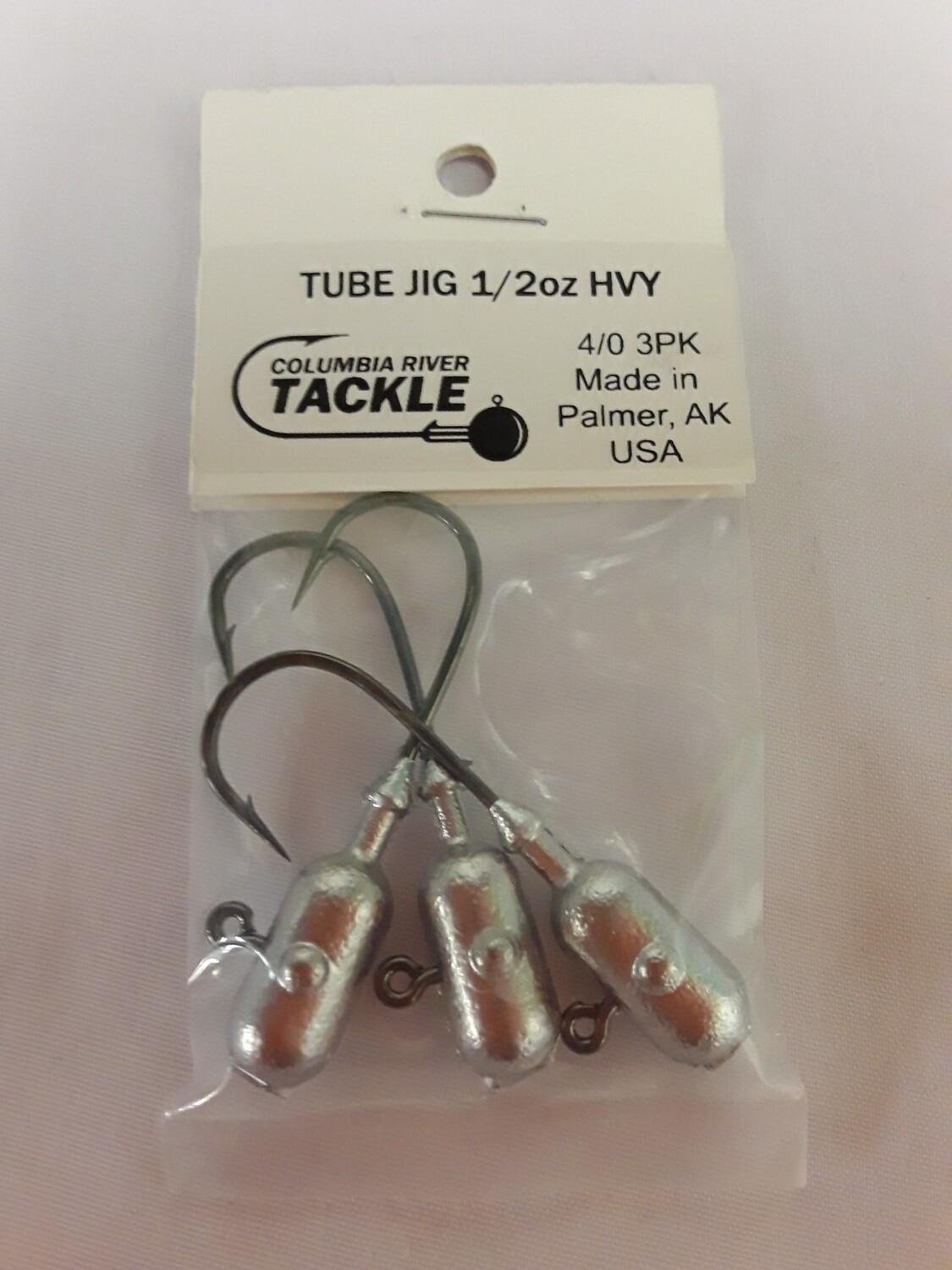 Columbia River Tube Jig 1/2oz Hvy 4/0 3pk