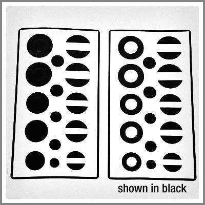 GDF Eye Catchers Circles/Dots Black