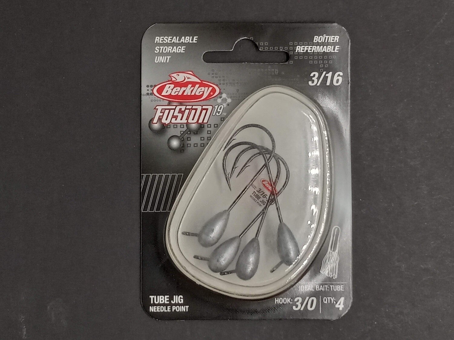 Berkley Fusion19 Tube Jig Unpainted 3/16oz  3/0 4