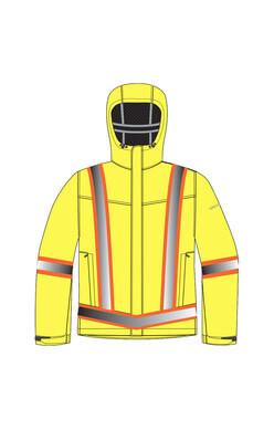 Grundens Full Share Jacket CSA Hi-Vis 3XL