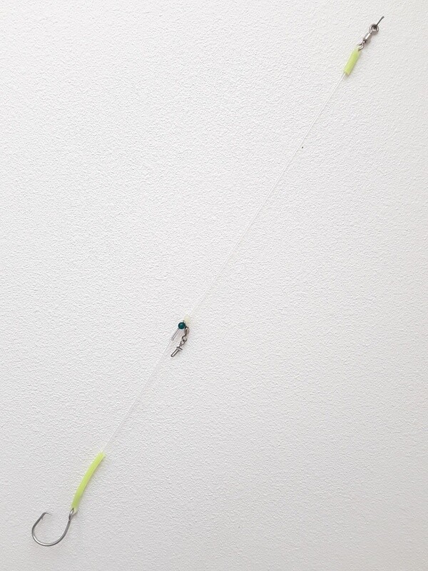 B&amp;J Halibut Leader Deluxe w/Sinker Slide Chart 16/0