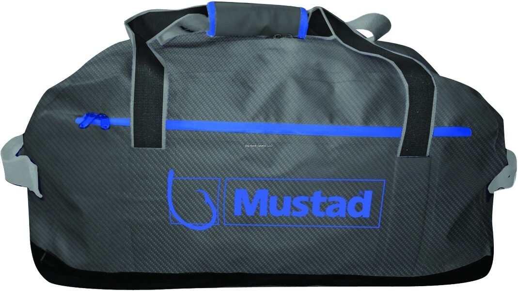 Mustad Dry Duffle Bag 50L Dark Grey/Blue 500D Tarpaulin 50 LITER 3pk