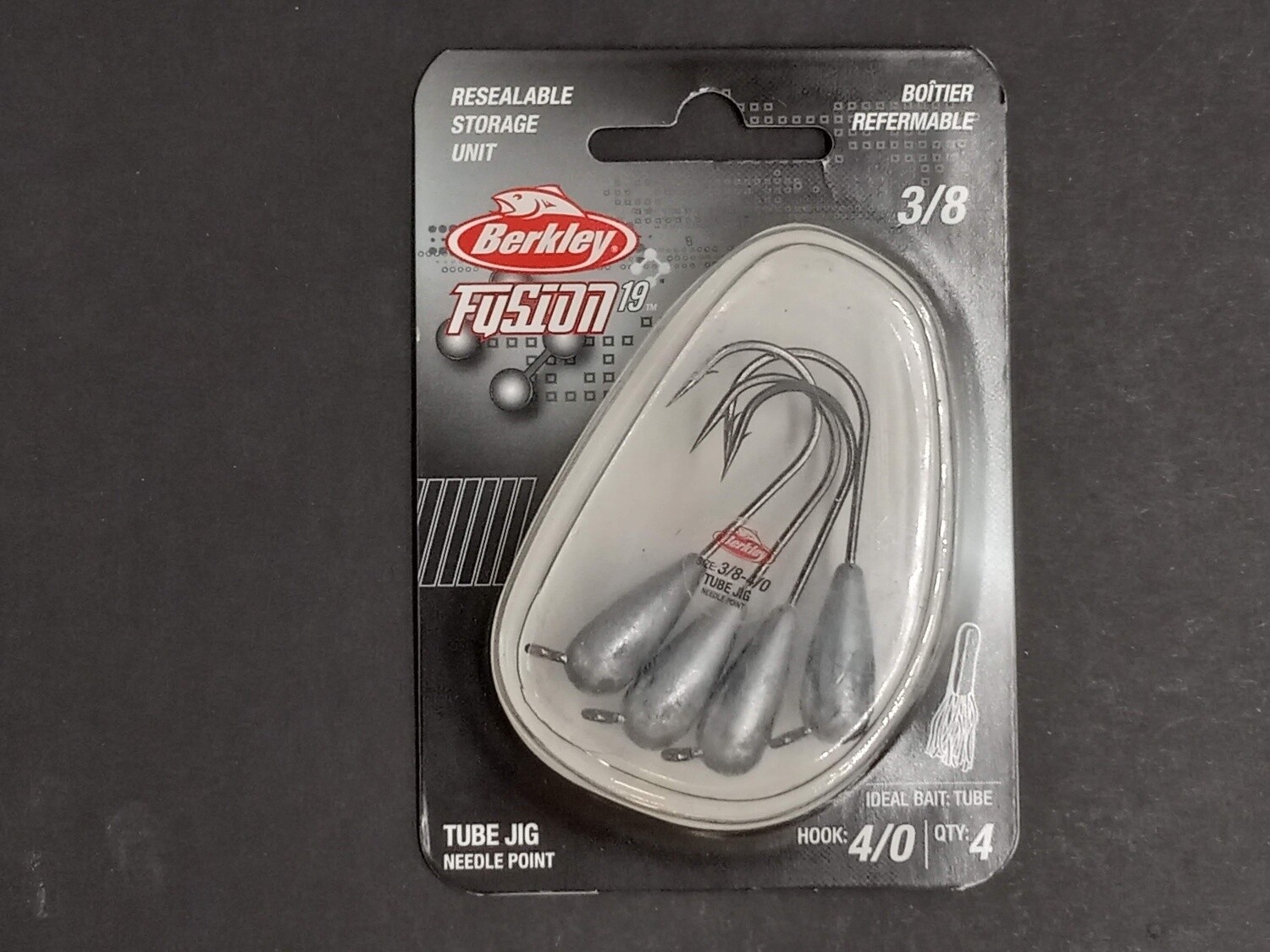 Berkley Fusion19 Tube Jig Unpainted 4/0 3/8oz