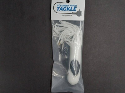 Columbia River Sculpin Tube 7&quot; 1oz White Black Blades