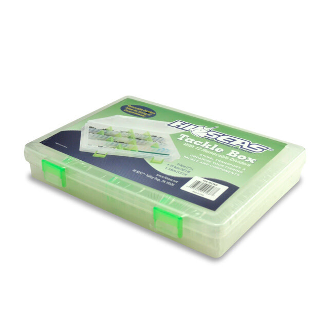 AFW Tackle Box 1.5 x 7 x 10 in 12 Moveable Dividers
