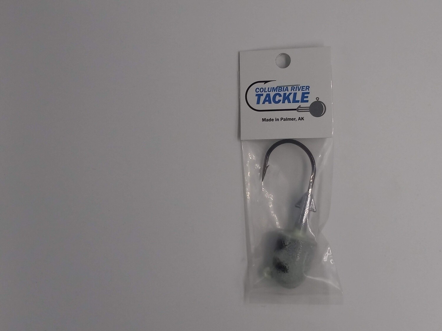 Columbia River Bullet Jig Head White Glow 4oz