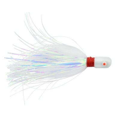 C&amp;H Pearl Baby Lure Pearl Tinsel Skirt 3/4oz Head 2.5&quot;