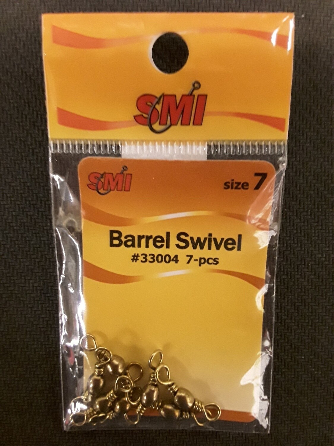 SMI Swivels Barrel Brass 7-pk sz  7