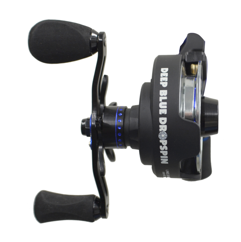 HT Deep Blue Drop Ice Fishing Fly Reel